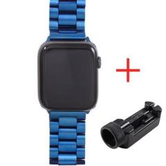 Apple Watch Çelik Loop Kordon - Mavi