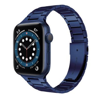 Apple Watch Çelik Loop Kordon - Mavi