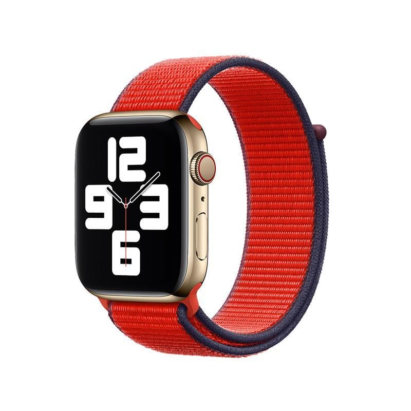 Apple Watch Loop Örgü Kordon - Carnelian