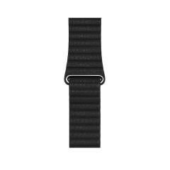 Apple Watch Deri Loop Kordon - Siyah
