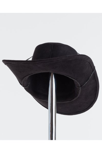 Kovboy Şapkası Güderi Siyah
