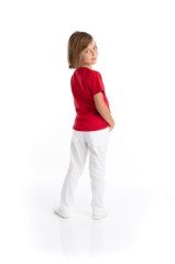 Erkek Çocuk Kırmızı Atatürk Baskılı Tişört Beyaz Pantolon Takım - 23 Nisan Kıyafetleri