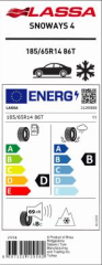 185/65R14 86T SNOWAYS 4 M+S / SFM