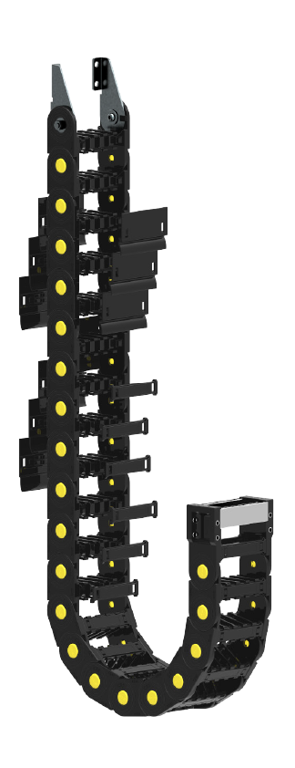 CKS CK35 A050 R75 AÇIK DİZAYN ÇITALI ORTA SERİ PLASTİK HAREKETLİ KABLO KANALI