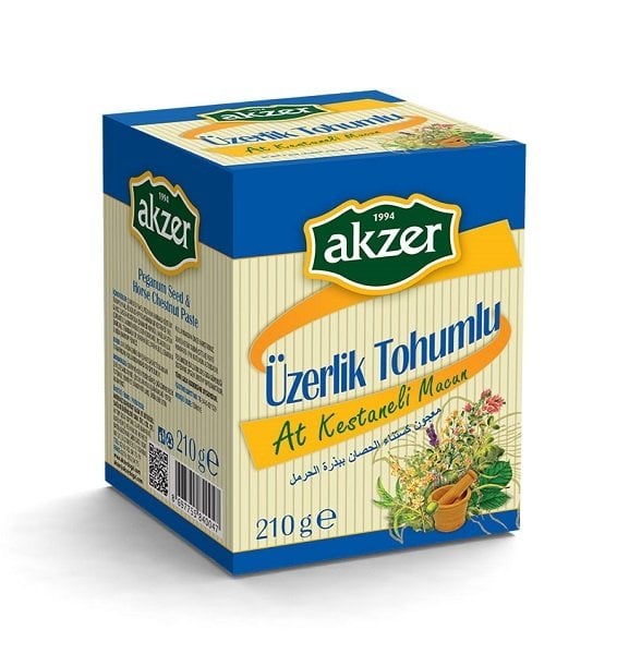 Akzer Üzerlik Tohumu At Kestaneli Ballı Macun 210gr