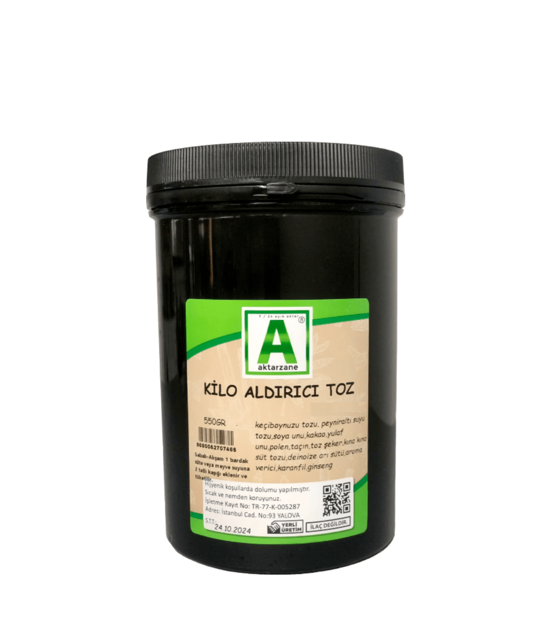 Aktarzane Kilo Aldırıcı Toz 550gr