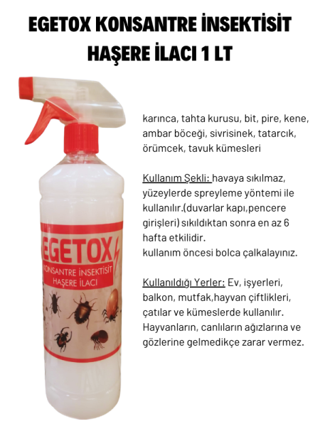 Egetox Böcek İlacı 500ml
