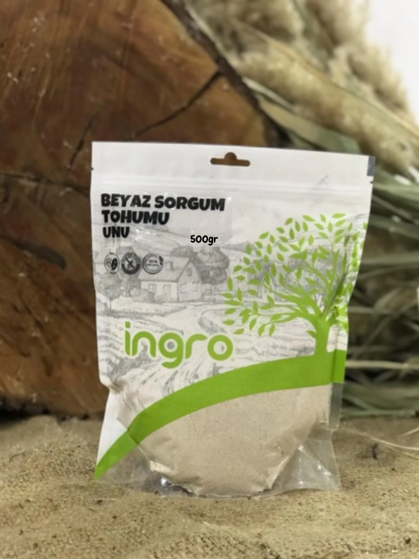 İngro beyaz sorgum tohumu unu 500gr