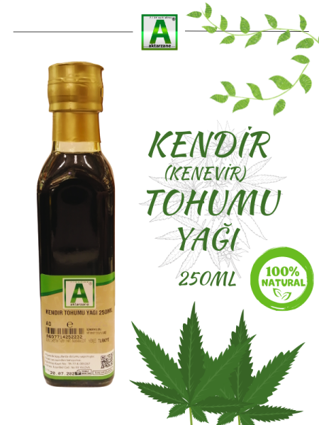 Aktarzane Kendir Tohumu Yağı 250ml