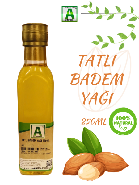 Aktarzane Tatlı Badem Yağı 250ml