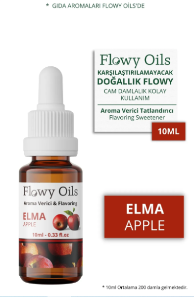Flowy Oils Elma Aroma Verici 10ml
