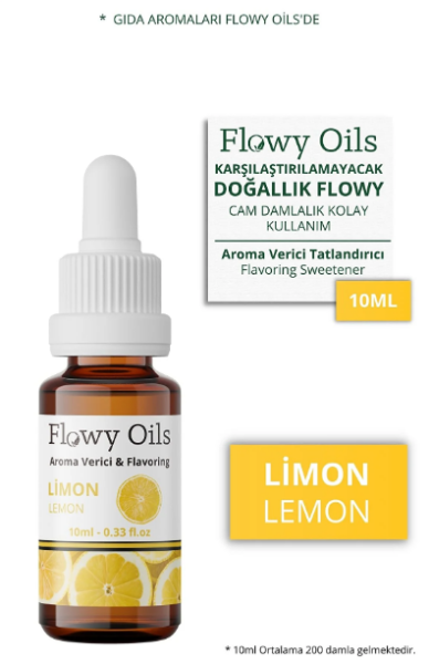 Flowy Oils Limon Aroma Verici 10ml