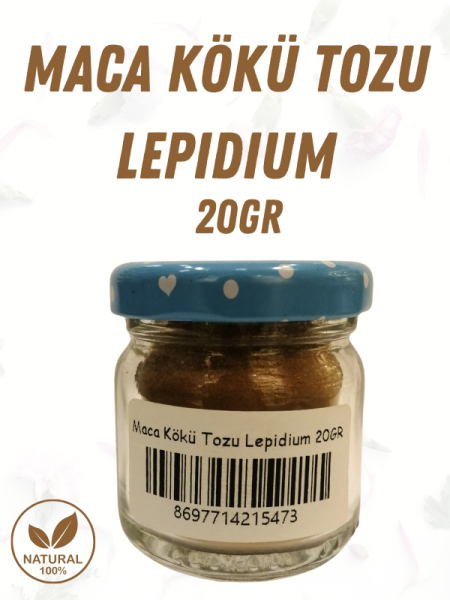 Maka tozu maca tozu lepidyum lepidium 20gr kavanoz