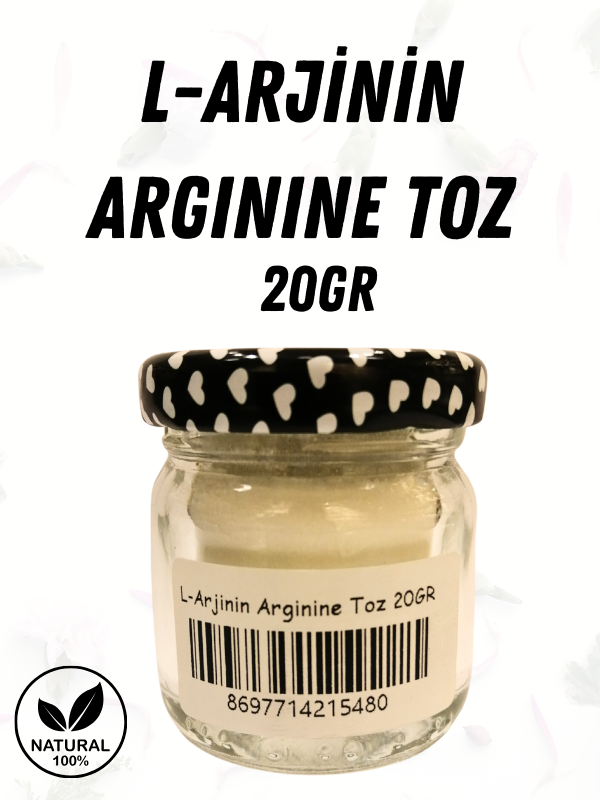 L-arjinin Arginine toz 20gr