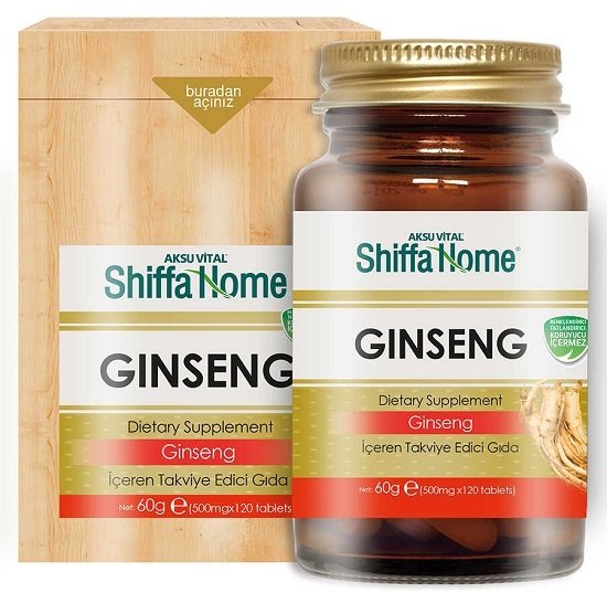 Shiffa Home Kırmızı Ginseng 500mg 120 Tablet