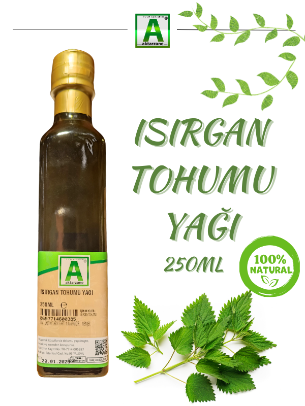 Aktarzane Isırgan Tohumu Yağı 250ml