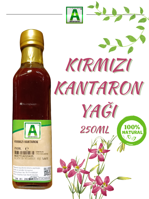 Aktarzane Kırmızı Kantaron Yağı 250ml