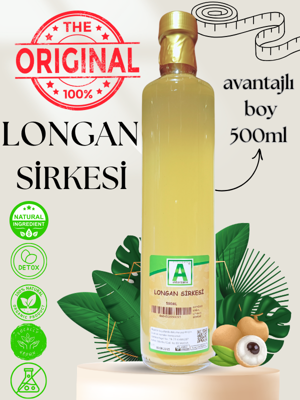 Longan Sirkesi 500ml