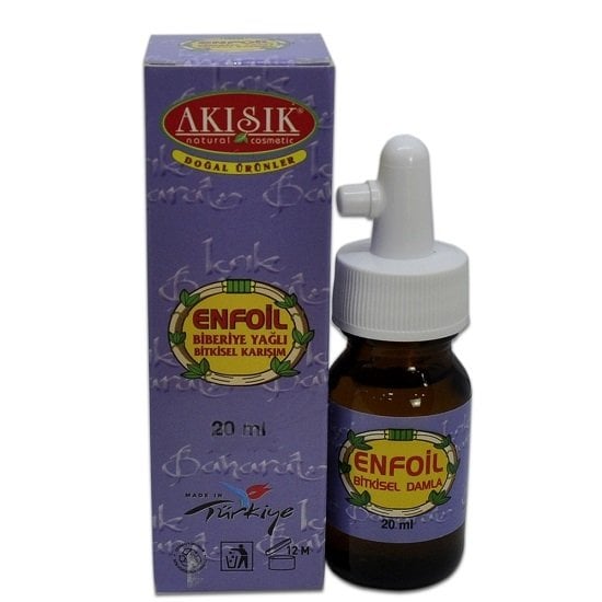 Akışık Enfoil Biberiye Yağlı Bitkisel Karışım Damla 20 ml