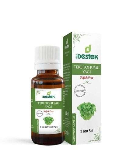 Destek Tere Tohumu Yağı 20ml