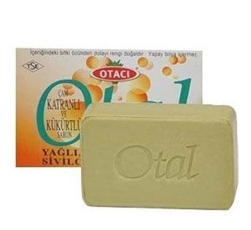 Otacı Otal Doğal Çam Katranlı ve Kükürtlü Sabun 80gr