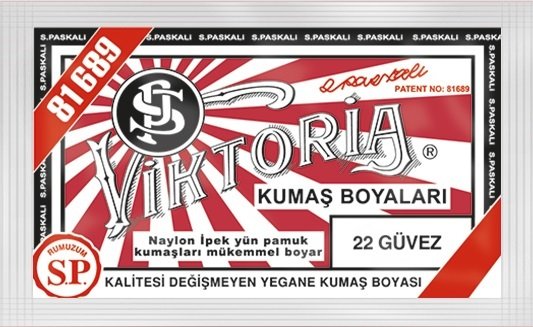 Viktoria Kumaş Boyası Kot Naylon İpek Yük Pamuk Boyası 22 Güvez