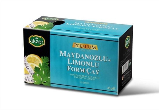 Akzer Maydanozlu Limonlu Form Çayı 20 Süzen Poşet