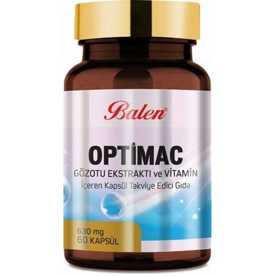 Balen Optimac Gözotu Ekstraktı ve Vitamin İçeren 630mg 60 Kapsül