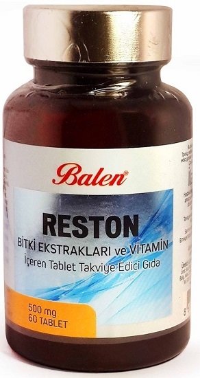 Balen Reston Bitki Ekstraktları ve Vitamin İçeren 500mg 60 Tablet
