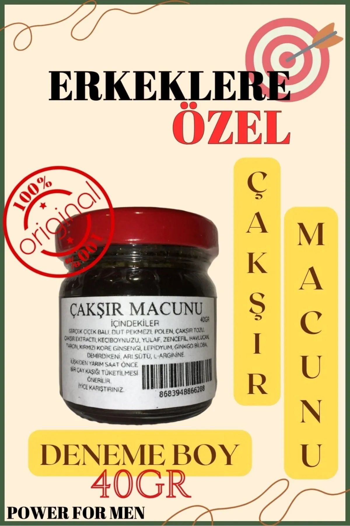 Çakşır Macunu Çakşır Otu Macunu 40cc