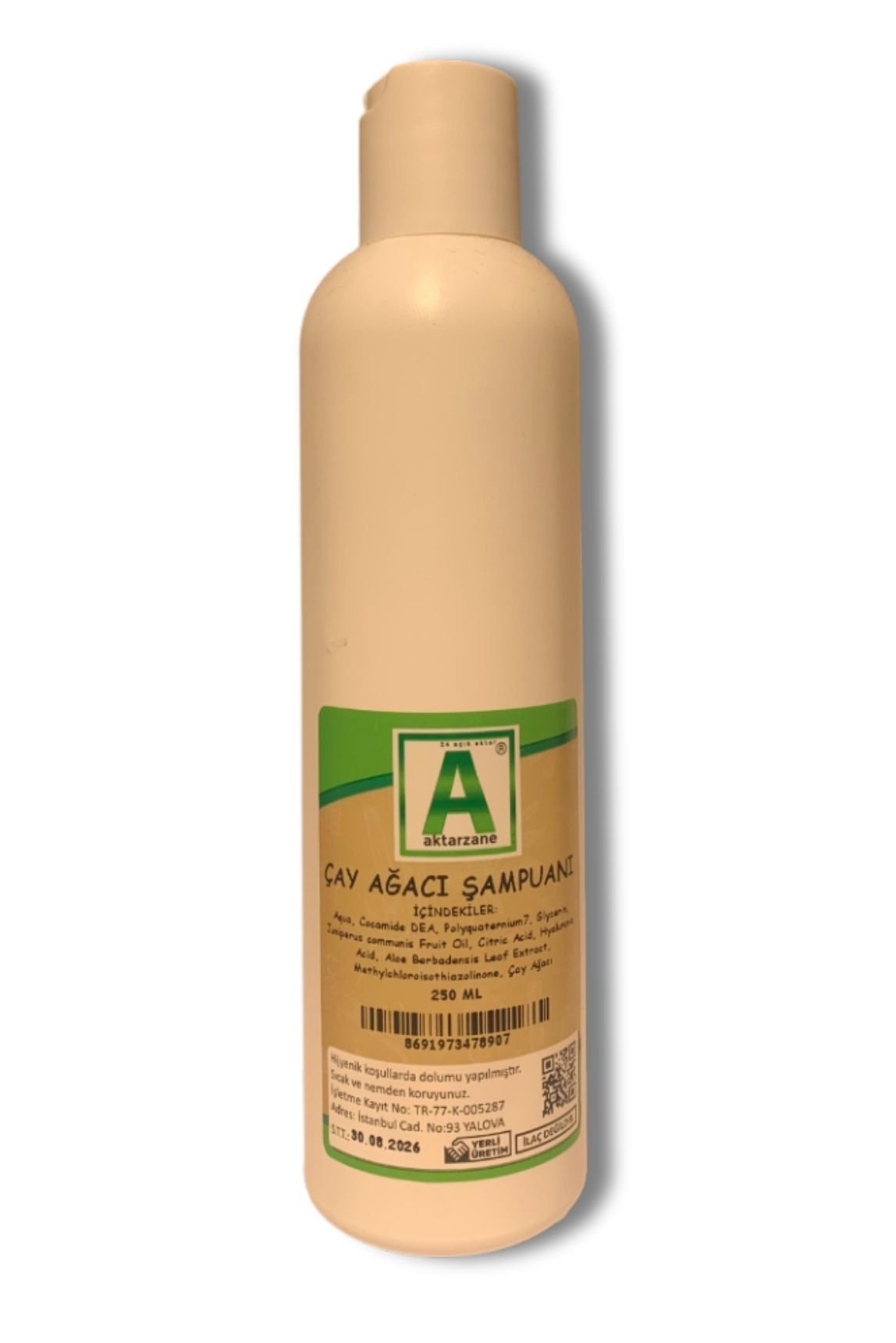 Aktarzane Çay Ağacı Şampuanı 250ml