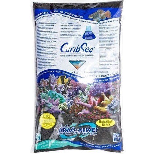 CaribSea - Arag-Alive - Hawaian Black 9.07 kg