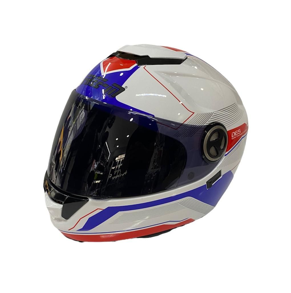 Free-M Fr-913 Red-Blue Full Face Kask