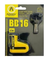 Auvray BD-16 Disk Kilidi 6 Mm Scooter Sarı