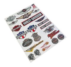 Harley Davidson 23 Parça A4 Sticker Seti