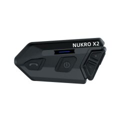 Nukrotech Nukro X2 Profesyonel Kask İnterkom Siyah