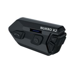 Nukrotech Nukro X2 Profesyonel Kask İnterkom Siyah