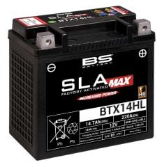 Bs Battery BTX14HL SLA MAX Motosiklet Aküsü