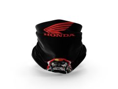 Motogaj Honda Desenli Kırmızı Siyah Bandana Buff