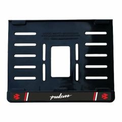 Bajaj Pulsar Plastik Kırılmaz Plakalık Beyaz 4 (15x24)