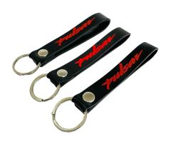 Bajaj Pulsar Siyah Kırmızı 3 Adet Silikon Motosiklet Anahtarlık