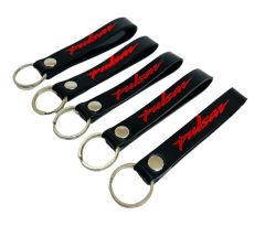 Bajaj Pulsar Siyah Kırmızı 5 Adet Silikon Motosiklet Anahtarlık