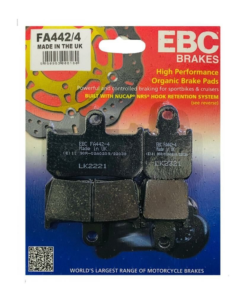 Yamaha YZF-R1 6 Piston Caliper 2007 - 2014 EBC Ön Fren Balatası