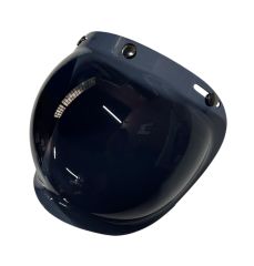 Mts Yarım Kask Kabarcık Retro Vizör Siyah