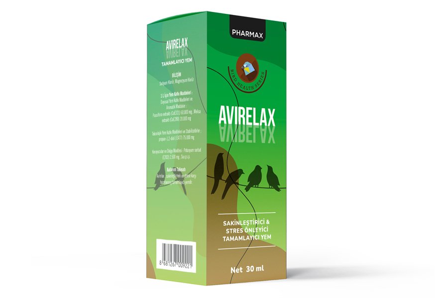 Pharmax Avirelax Kuş Sakinleştirici ve Stres Önleyici 30 ML