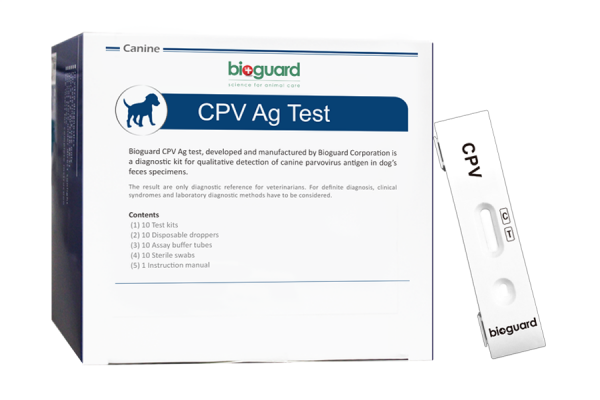 Bioguard CPV Ag Test Parvovirüs Köpek Hızlı Test Kiti