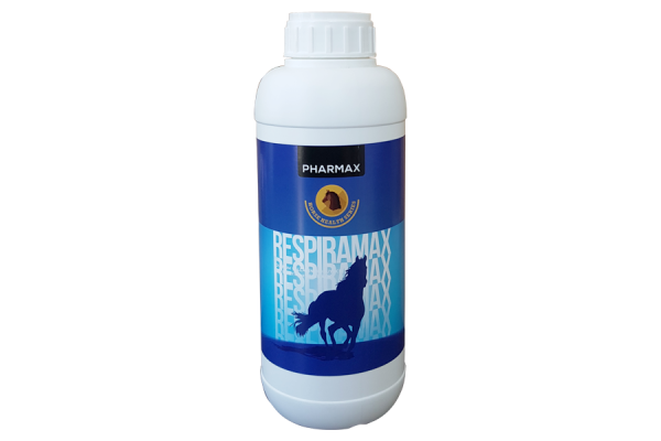 Pharmax Respiramax Atlar için Sakağı Sökücü, Solunum Rahatlatıcı Yem Katkısı 1 LT