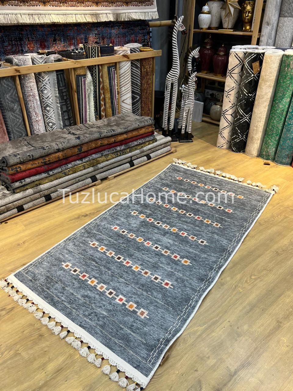 Tuzluca Home Yıkanabilir Dokuma Taban Kilim 0026