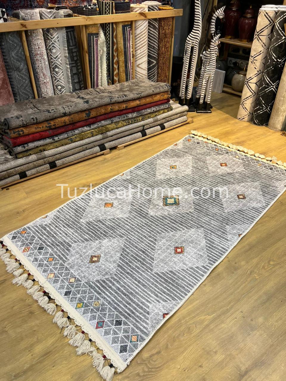 Tuzluca Home Yıkanabilir Dokuma Taban Kilim 0034