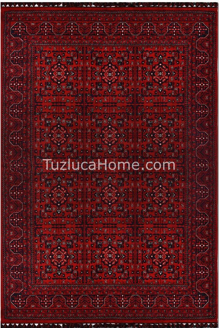 Afgan Klasik Tarz Çamaşır Makinasında Yıkanan Dokuma Kilim 01
